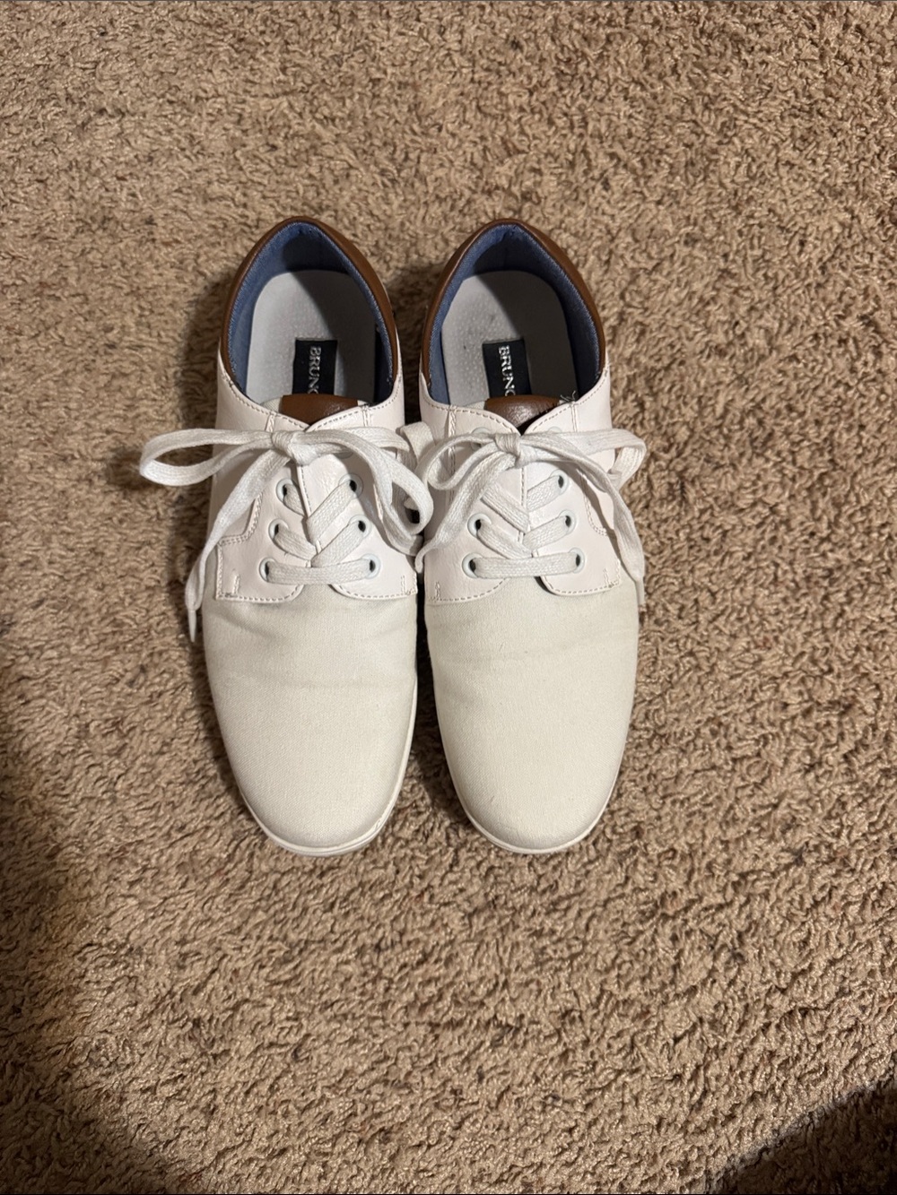 Bruno Marc Men's Riviera White Oxford Sneakers